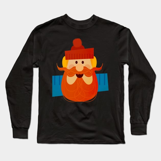 Rudolph the Red-Nosed Reindeer - Yukon Cornelius Long Sleeve T-Shirt by ChrisPaulFarias